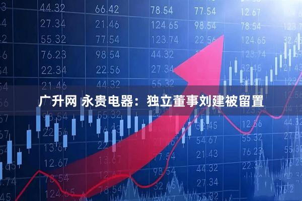 广升网 永贵电器：独立董事刘建被留置