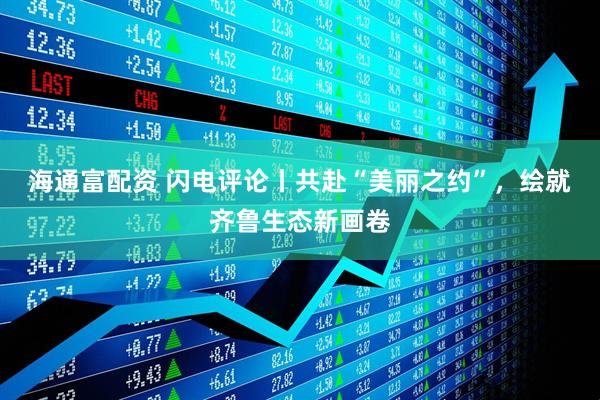 海通富配资 闪电评论丨共赴“美丽之约”，绘就齐鲁生态新画卷