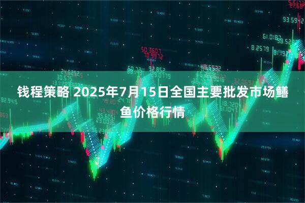钱程策略 2025年7月15日全国主要批发市场鳝鱼价格行情